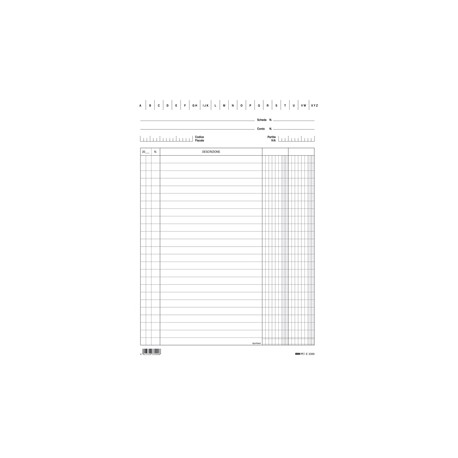 Schede - 2 colonne - 24 x 17 cm (verticale) - Edipro - conf. 100 pezzi