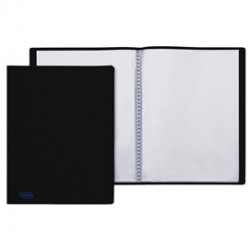 Portalistini Sviluppo - buccia - PP - 22 x 30 cm - 30 buste - nero - Favorit
