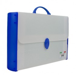 Valigetta polionda 254/R - 28 x 43 cm - dorso 8,5 cm rigido - colori assortiti - Favorit