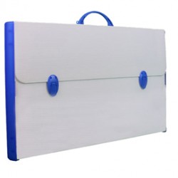 Valigetta polionda 235/R - 37x60cm - dorso 5cm rigido - Favorit