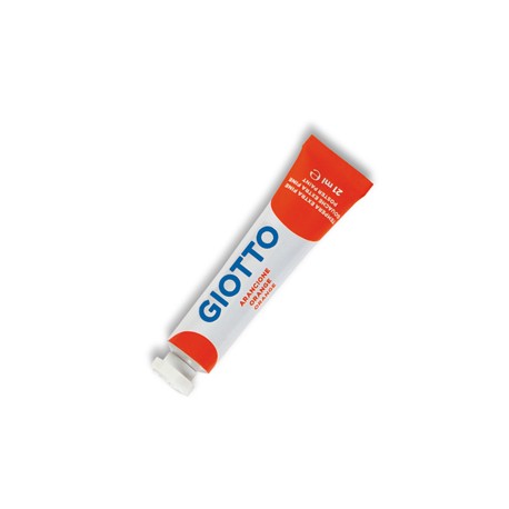 Colore a tempera - 21ml - tubo 7 - arancione 05 - Giotto