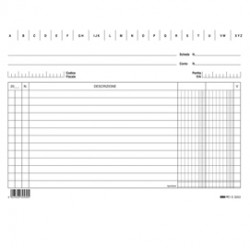 Schede - 2 colonne - 15 x 21 cm orizzontale - Edipro - conf. 100 pezzi
