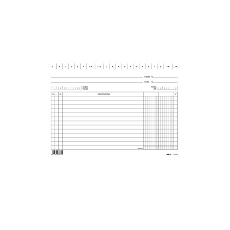 Schede - 2 colonne - 15 x 21 cm orizzontale - Edipro - conf. 100 pezzi