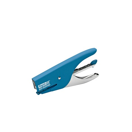 Cucitrice a pinza Rapid Supreme S51 Soft Grip - azzurro - Rapid