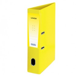 Registratore Unico Rado - dorso 8 cm - protocollo 23x33 cm - giallo - Favorit