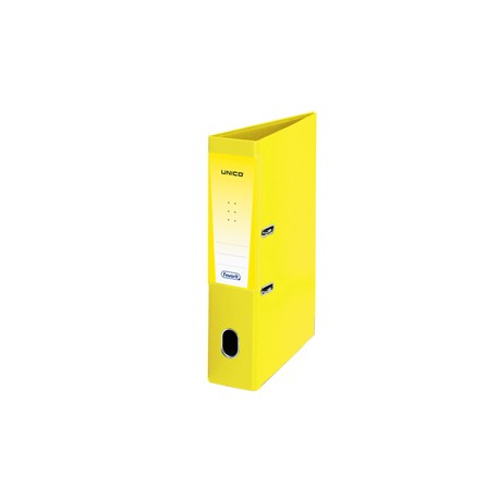 Registratore Unico Rado - dorso 8 cm - protocollo 23x33 cm - giallo - Favorit