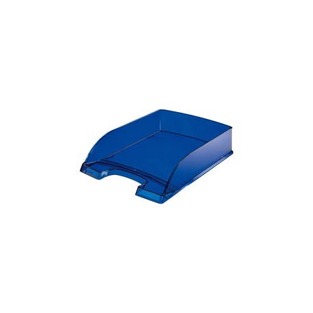 Vaschetta portacorrispondenza Leitz Plus Standard - 25,5 x 7 x 36 cm - blu trasparente - Leitz