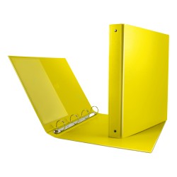 Raccoglitore Nettuno - 4 anelli a R 30 mm - dorso 3,5 cm - 22x30 cm - giallo - Sei Rota