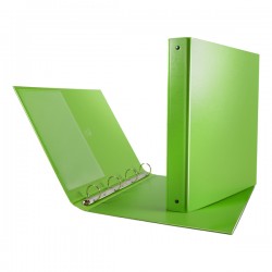 Raccoglitore Nettuno - 4 anelli a R 30 mm - dorso 3,5 cm - 22x30 cm - verde chiaro - Sei Rota