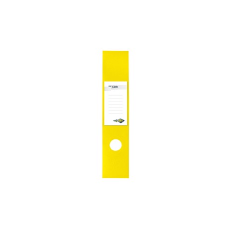 Copridorso CDR - PVC adesivo - 7 x 34,5 cm - giallo - Sei Rota - conf. 10 pezzi