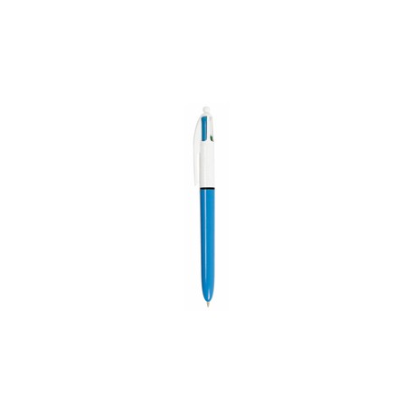 Penna a sfera scatto multifunzione 4 Colours Classic  - punta 1,0mm - nero, blu, rosso, verde - Bic -  conf. 12 pezzi