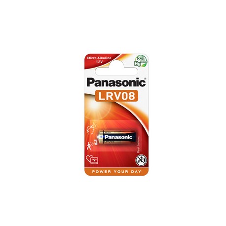 Micropila LRV08 - 12V - alcalina - Panasonic - blister 1 pezzo