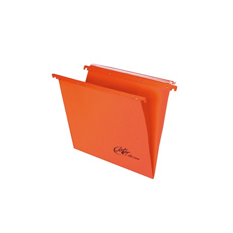 Cartella sospesa Joker - cassetto - interasse 33 cm - fondo V - 31,2x25 cm - arancio - Bertesi