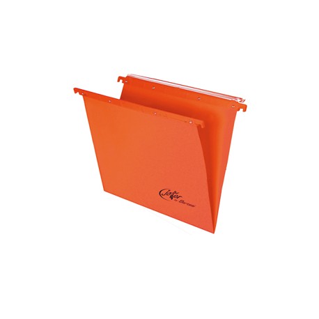 Cartella sospesa Joker - cassetto - interasse 39 cm - fondo V - 37x25 cm - arancio - Bertesi