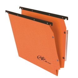 Cartella sospesa Joker - armadio - interasse 33 cm - fondo V - 32,6x28 cm - arancio - Bertesi