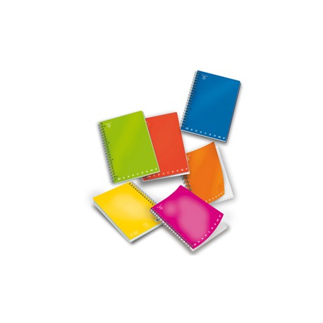 Maxiquaderno Monocromo - A4 - 4mm - 70 fogli - 80gr - c/fori  - spiralato - Pigna