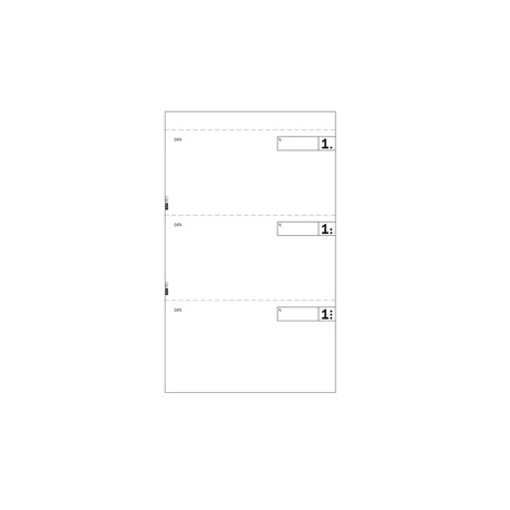 Blocco comande a 3 tagliandi - 25/25 fogli autoricalcanti - 17 x 9,9cm - Edipro