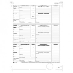 Modulo continuo carico/scarico rifiuti detentori (Mod. A) - 12"x 24 - 250 fogli - Edipro