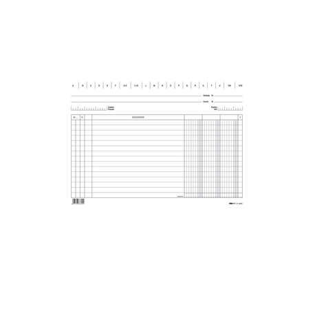 Schede - 3 colonne - 17 x 24 cm orizzontale - Edipro - conf. 100 pezzi