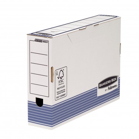 Scatola archivio Bankers Box System - formato legale - 25,5 x 36 cm - dorso 8 cm - Fellowes