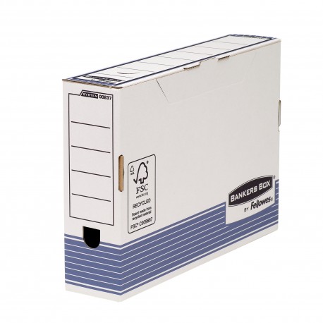 Scatola archivio Bankers Box System - formato legale - 25,5x36 cm - dorso 8 cm - Fellowes