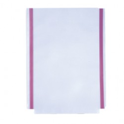 Tasche GS adesive con soffietto - PVC - 22 x 30 cm - trasparente - Sei Rota - conf. 10 pezzi