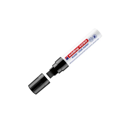 Marcatore a gesso liquido 4090 - punta scalpello - da 4 a 15mm - nero - Edding
