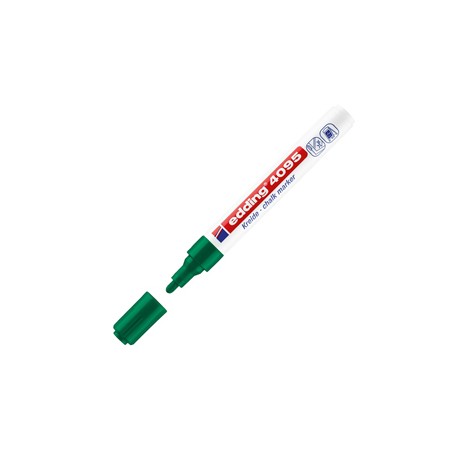 Marcatore a gesso liquido 4095 - punta tonda - da 2 a 3mm - verde - Edding