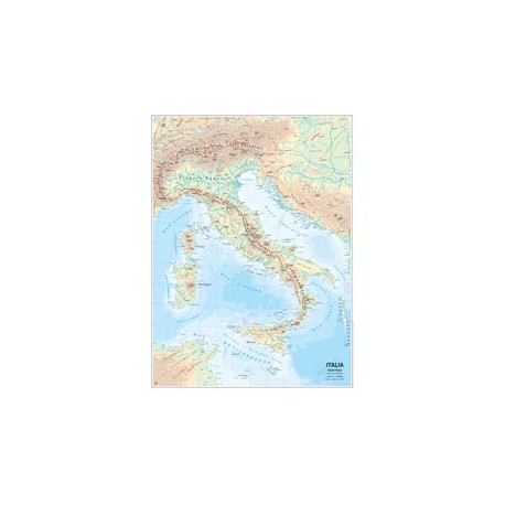 Carta geografica Italia - scolastica - murale - Belletti