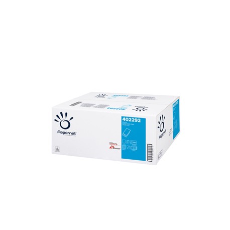 Asciugamani piegati a V special - 2 veli - 20 gr - 24 x 21 cm - goffratura a onda - bianco - Papernet - conf. 210 pezzi