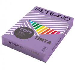 Carta Fabriano Colore - A4 - 80 gr - colori forti violetto - Fabriano - conf. 500 fogli