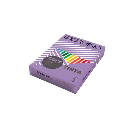 Carta Fabriano Colore - A4 - 80 gr - colori forti violetto - Fabriano - conf. 500 fogli
