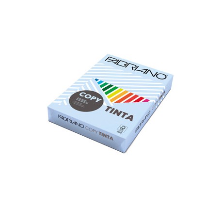 Carta Copy Tinta - A4 - 80 gr - colore tenue celeste - Fabriano - conf. 500 fogli