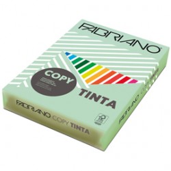 Carta Copy Tinta - A4 - 80 gr - colore tenue acquamarina - Fabriano - conf. 500 fogli