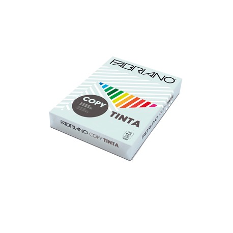 Carta Copy Tinta - A4 - 80 gr - colore tenue celeste chiaro - Fabriano - conf. 500 fogli