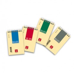 Blocco Pignastyl spiralato - A7 -   80 x 120mm - 80gr - 60 fogli - 5mm - Pigna