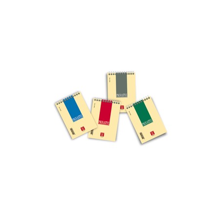 Blocco Pignastyl spiralato - A6 - 100 x 150mm - 80gr - 60 fogli - 5mm - Pigna