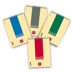 Blocco Pignastyl spiralato - A5 - 150 x 210mm - 80gr - 60 fogli - 5mm - Pigna