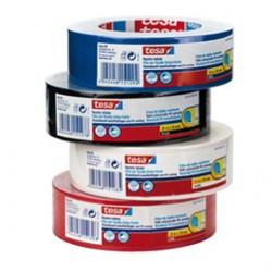 Nastro adesivo telato - 38 mm x 25 m - tela plastificata - nero - Tesa