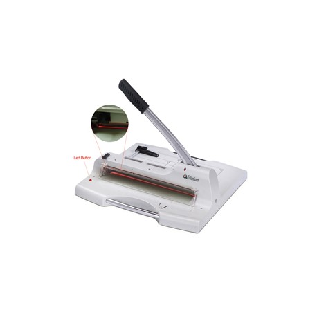 Taglierina a leva alti spessori 3949 - con blocca lama - 45,9 x 50,3 x 50,8 cm - 360 mm (A4) - 50 fogli - grigio - Titan