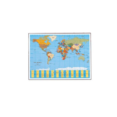 Sottomano Geographic Planisfero Läufer - 40 x 53 cm - Lebez