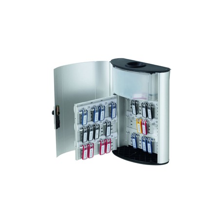 Cassetta portachiavi da parete Key Box Plus - 30,2 x 40 x 11,8 cm - 54 posti - grigio - Durable