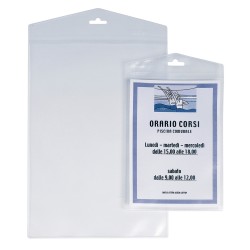 Porta Avvisi Appendimi - PPL - 22 x 30 cm - trasparente - Sei Rota - conf. 10 pezzi