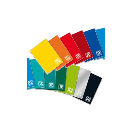 Quaderno One Color - A5 - rigo di 3a - 20+1 fogli - 80 gr - Blasetti