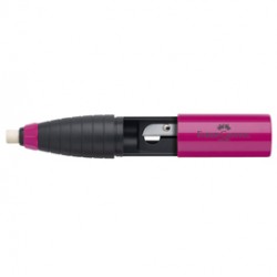 Temperamatite Twist Combi con gomma con contenitore - 1 foro- Faber Castell