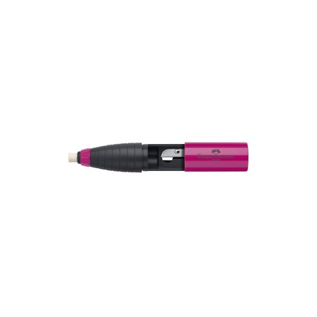 Temperamatite Twist Combi con gomma con contenitore - 1 foro- Faber Castell