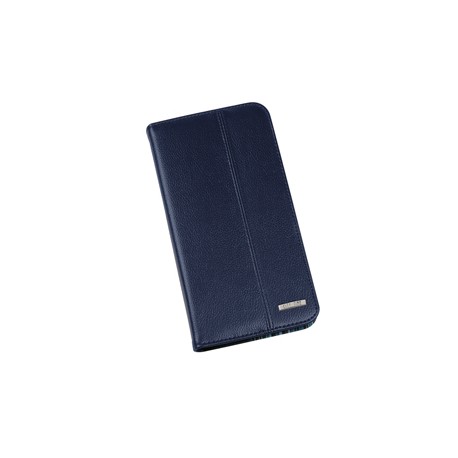 Portabiglietti da visita Professional - similpelle - blu - 12,5x23,5 cm - City Time