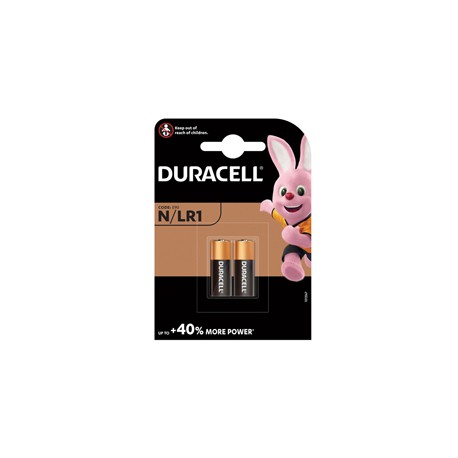 Pila - 1,5V (MN9100/LR1) - Duracell - blister 2 pezzi