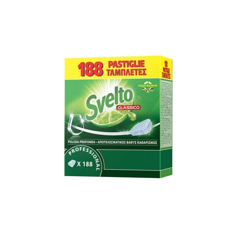 Tabs per lavastoviglie - Svelto - fustino da 188 tabs da 10 gr