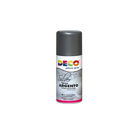 Vernice spray - 150ml - argento - DECO